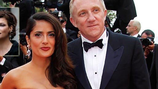 Salma Hayeks Ehemann Francois-Henri Pinault hat einen Sohn mit Linda Evangelista. (Fotos: Imago)