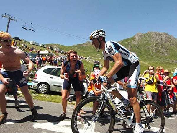 Kletterpartie: "Jens Voigt hat am Col du Tourmalet mal eine Herzattacke bekommen. Doch er setzte umgehend zur Konterattacke an und zwang den Berg zur Unterwerfung."