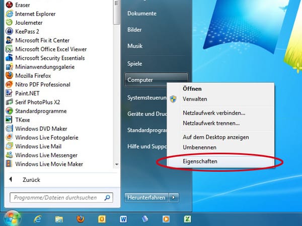 Schattenkopien in Windows konfigurieren und nutzen (Screenshot: t-online)