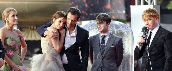 Emma Watson weinte bei der Premiere des letzten "Harry Potter"-Streifens.