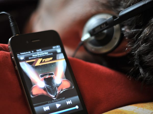 Als MP3-Player macht sich das iPhone gut.