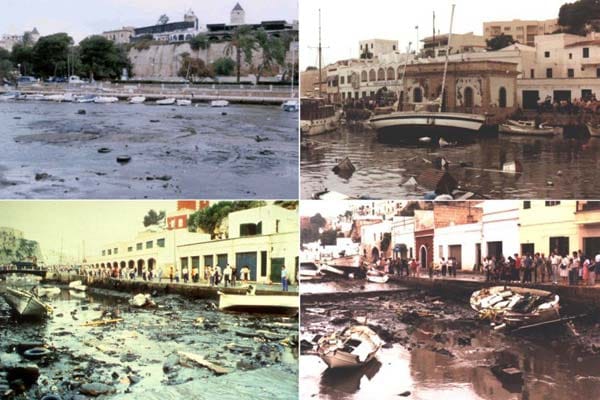 Menorca 1984: Der Meteotsunami im Sommer 2006 war offenbar nicht der erste, der Ciutadella heimsuchte. Die Anwohner nennen das Phänomen "Rissaga". Es tritt unregelmäßig auf. Und bisher konnte es niemand vorhersagen.