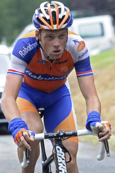 Die letzte Flachetappe vor den Pyrenäen war noch seine, auch, wenn er drei Kilometer vor dem Ziel gestellt wurde. Doch nun ist für Lars Boom (Rabobank) die Tour beendet.