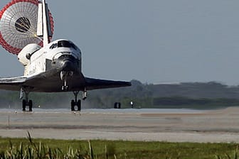 Die "Atlantis" im Mai 2010. Am Donnerstag, 21. Juli, soll die Raumfähre bei ihrer allerletzten Landung in Cape Canaveral aufsetzen