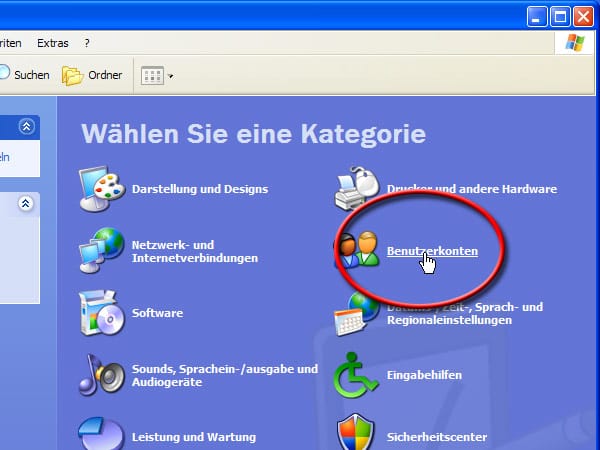 Windows XP - Sicherheits-Check (Screenshot: t-online.de)