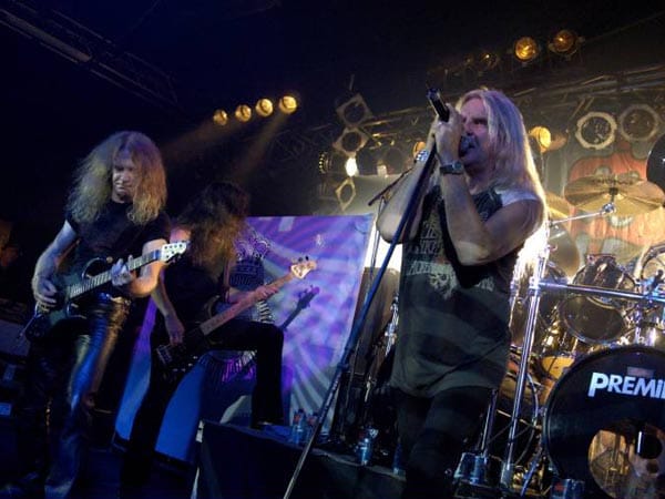 Die britische Heavy-Metal-Band Saxon