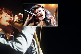 Jim Morrison, Amy Winehouse, Kurt Cobain und Co.: der "Club 27" (Fotos: dpa / Reuters / Imago)
