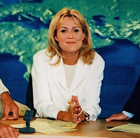 Co-Moderatorin Anja Wolf, ab 1999 mit Nachnamen Charlet, kam Mitte der 90er Jahre dazu und löste Ruge ab.