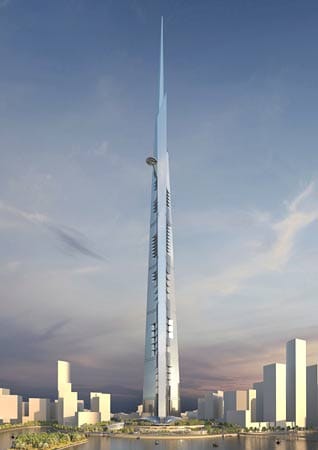 In Saudi-Arabien entsteht das höchste Gebäude der Welt. (Grafik: Adrian Smith + Gordon Gill Architecture) In Saudi-Arabien entsteht das höchste Gebäude der Welt. (Grafik: Adrian Smith + Gordon Gill Architecture)