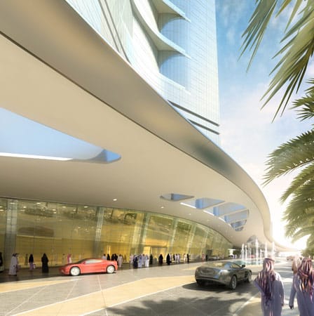 Der Turm wird voraussichtlich knapp 800 Millionen Euro kosten. (Grafik: Adrian Smith + Gordon Gill Architecture) Der Turm wird voraussichtlich knapp 800 Millionen Euro kosten. (Grafik: Adrian Smith + Gordon Gill Architecture)