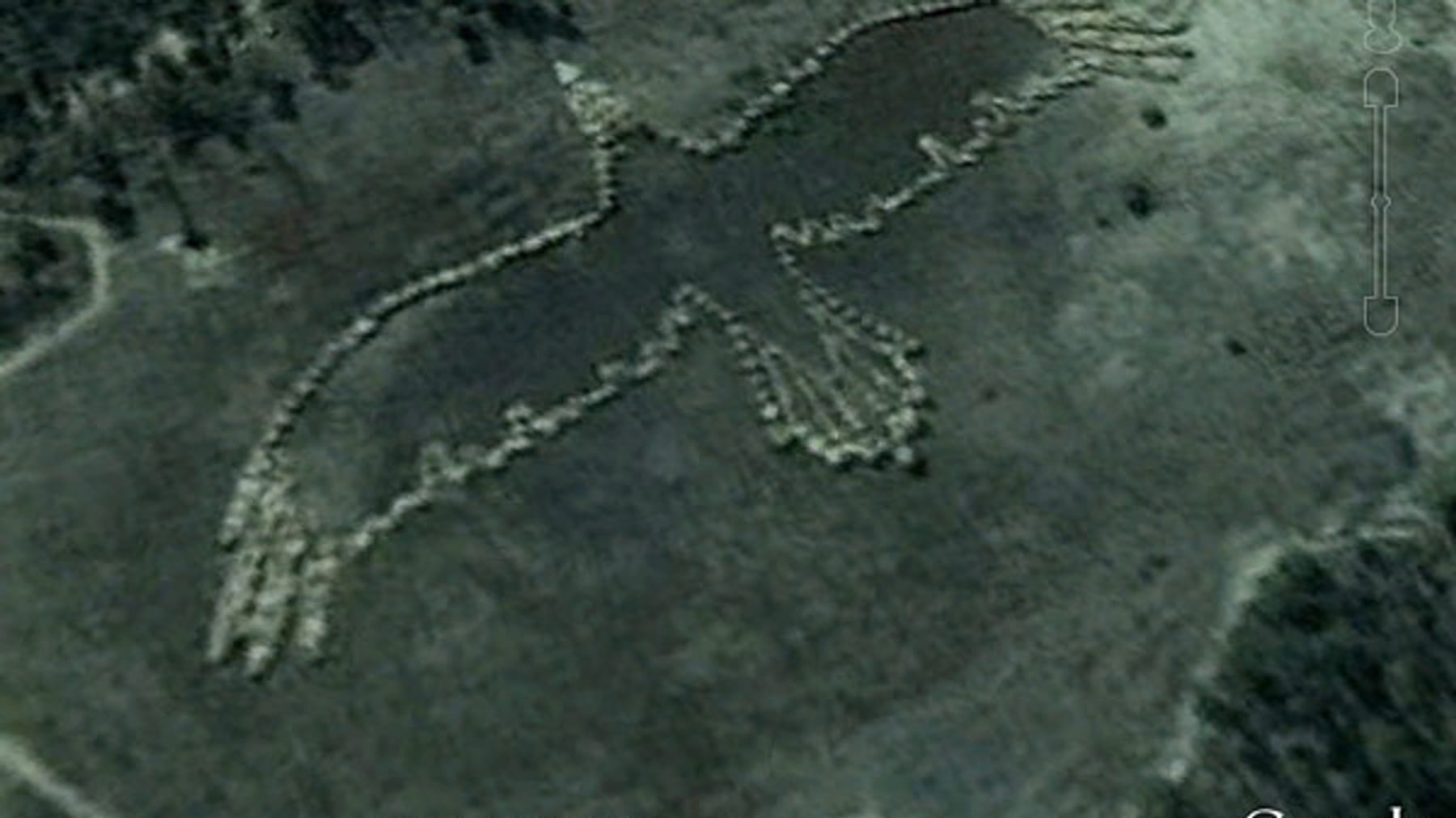 FotoShow Rätselhafte Geoglyphen in Google Earth