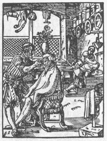 Der Barbier um 1568.