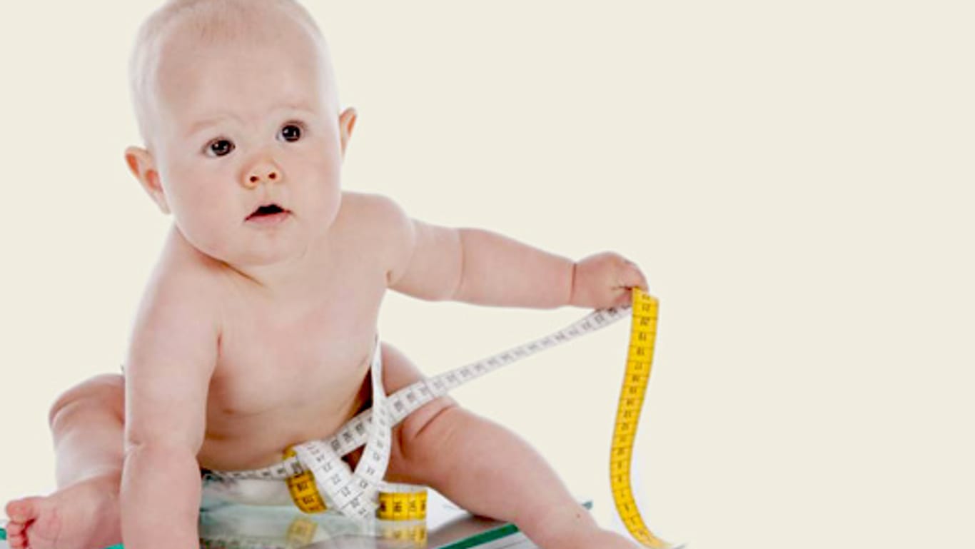 Von wegen Wonneproppen: Übergewicht ist riskant für Babys und Mütter.