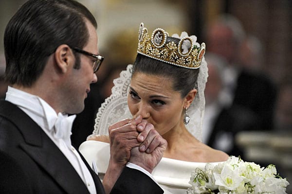 Sie rührten die Welt zu Tränen: Die Trauung von Victoria und Daniel wurde weltweit im Fernsehen übertragen.