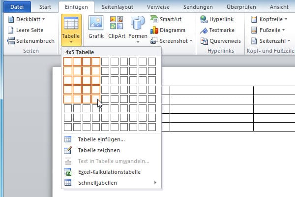 Briefkopf als Vorlage in Word anlegen.