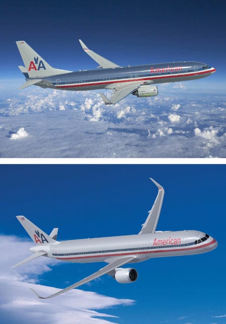 Boeing 737-800 (oben) und Airbus 320neo