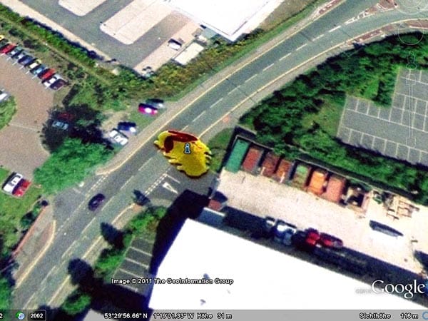 Foto-Fehler in Google Earth