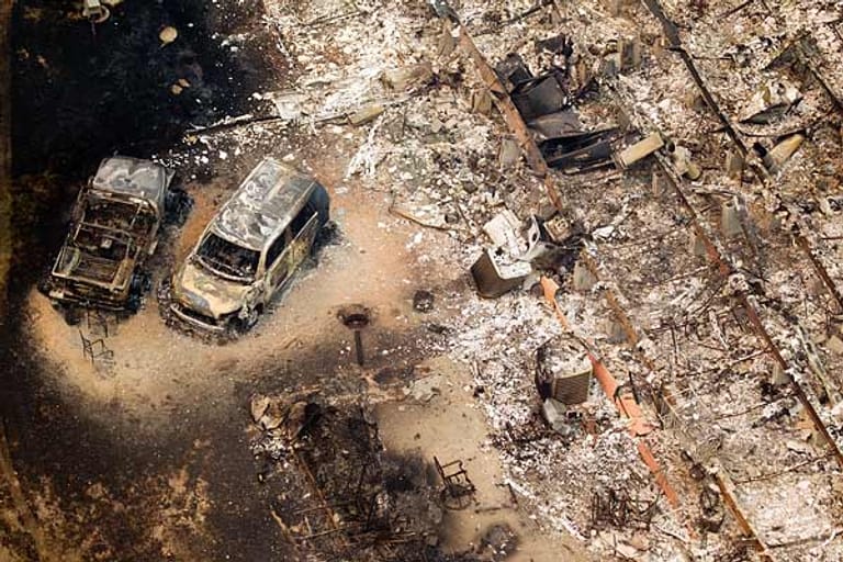 Mehr als 1000 Häuser fielen den Flammen bereits zum Opfer.