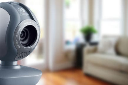 Das eigene Heim mit der Webcam überwachen.