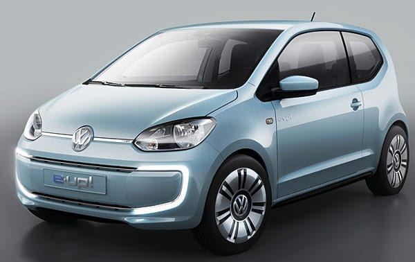 Mit dem e-up! schickt VW auch ein Elektrofahrzeug ins Rennen um die Gunst der Kunden. 2013 geht der e-up! in Serie.