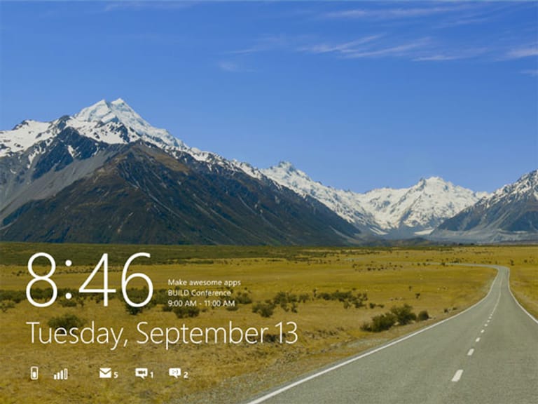 Windows 8 Lockscreen