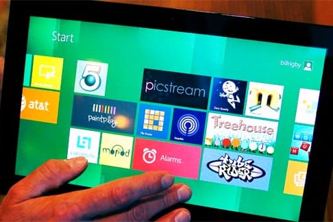 Die neue Tablet-Oberfläche von Windows 8.