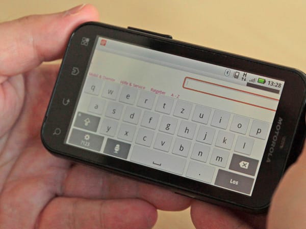 Android QWERT-Tastatur