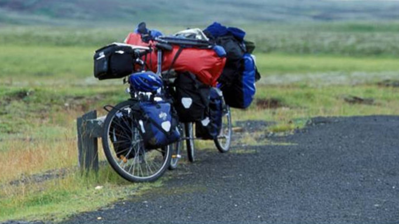 Fahrradtour: Nicht zu viel Gepäck transportieren