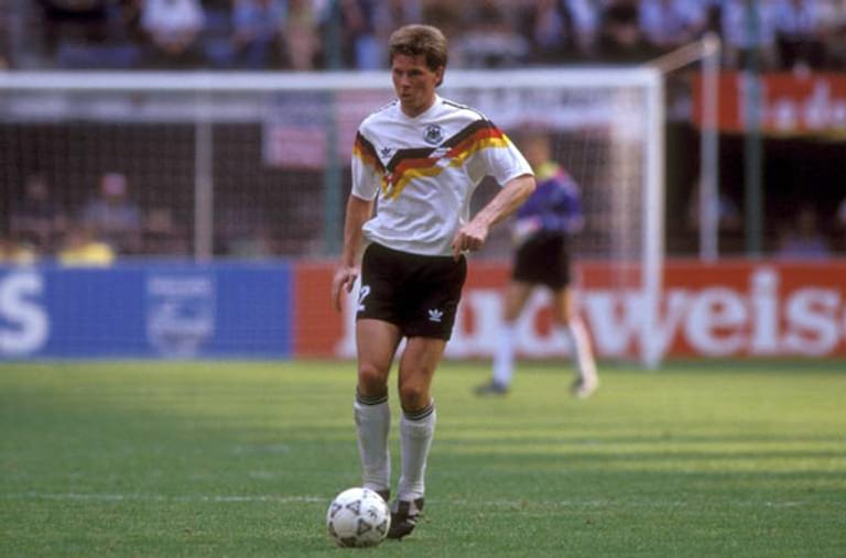 Der Antritt von Stefan Reuter war bei seinen Gegenspielern gefürchtet. Der Mann mit dem Spitznamen "Turbo" wurde im Finale eingewechselt, insgesamt stehen sechs Einsätze bei der WM 1990 zu Buche.