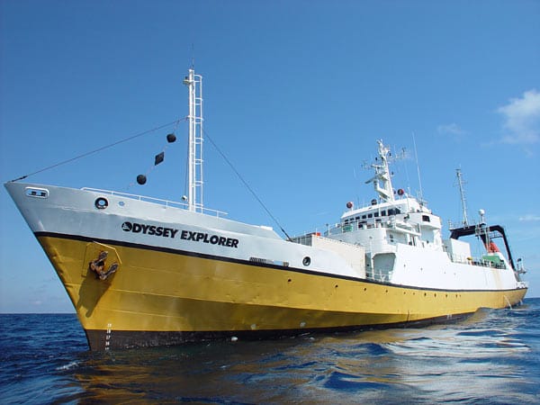 Bei der aufwändigen Suche nach der "Gairsoppa" hatte die Bergungsfirma Odyssey Marine Exploration ihr Spezialschiff "Odyssey Explorer" eingesetzt.