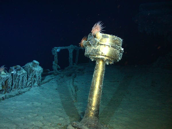 Kompass der SS "Gairsoppa": Das Gerät hat die Jahrzehnte unter Wasser erstaunlich gut überstanden.