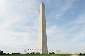 Das Washington Monument gehört zu den Touristenattraktionen in der US-Hauptstadt