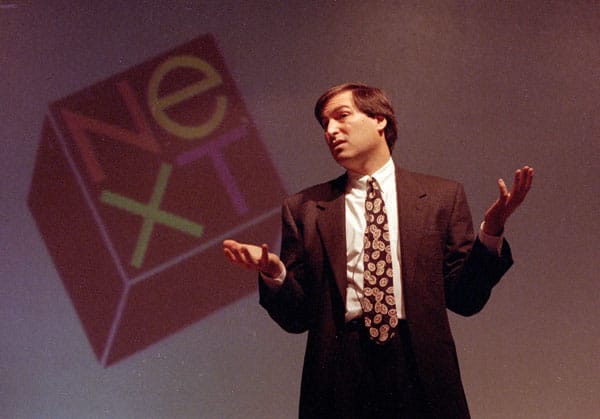 Steve Jobs als Chef des von ihm gegründeten Unternehmens NeXT.
