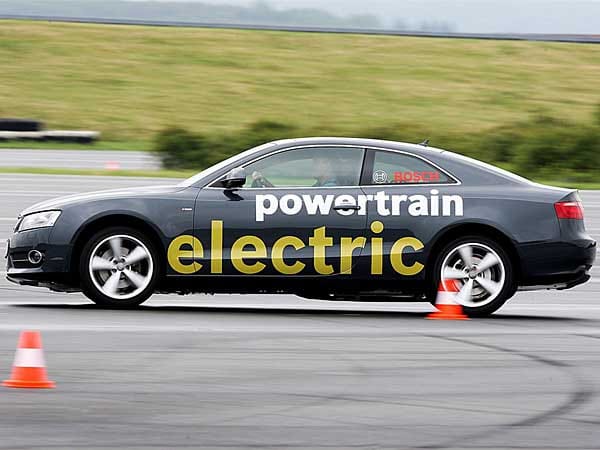 Bosch hat in sechs Monaten Umbauzeit einen Audi A5 zum Elektroauto gemacht.