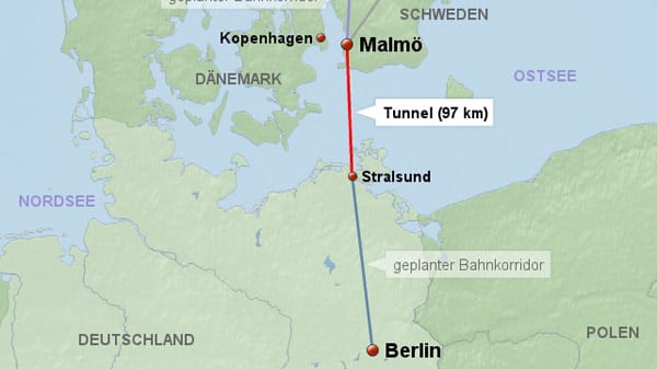 Ein Tunnel unter der Ostsee soll Deutschland mit Schweden verbinden