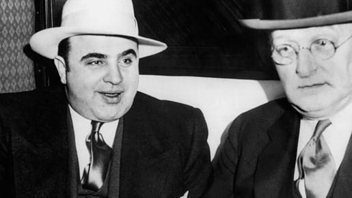 Al Capone 1932 - damals war er bereits wegen Steuerhinterziehung verurteilt