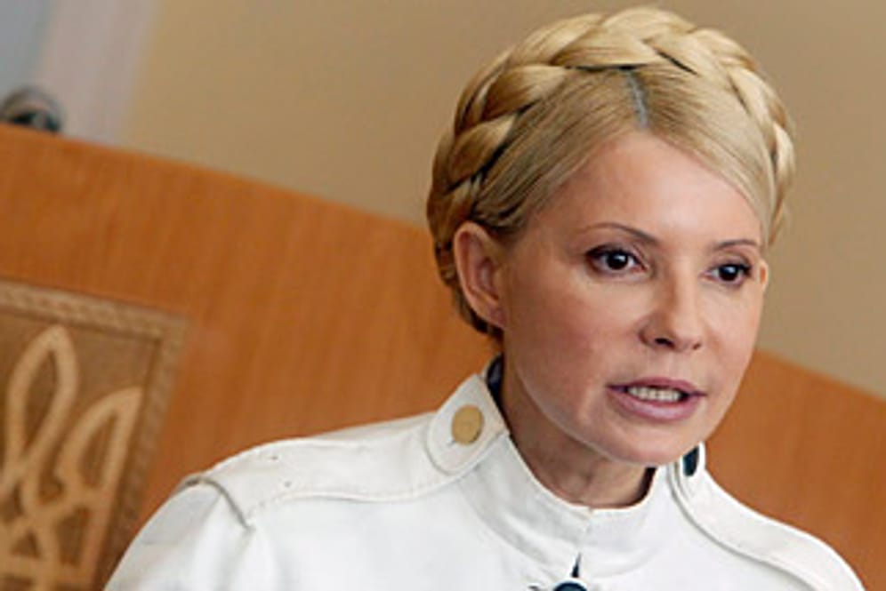 Ihre Kranzfrisur machte Julia Timoschenko unverkennbar