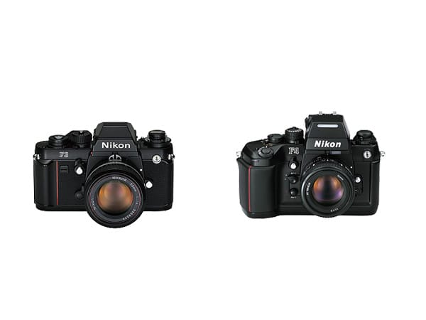 Die Nikon-Kameras F3 und F4 waren für den professionellen Einsatz gedacht. Die Nikon F3 war äußerst beliebt und gehörte zur Standard-Ausstattung vieler Pressefotografen. Die weiterentwickelte Nikon F4 konnte nicht an den Erfolg der F3 anknüpfen. Sie war allerdings die technisch beste Kleinbild-Spiegelreflexkamera, die es seinerzeit gab.