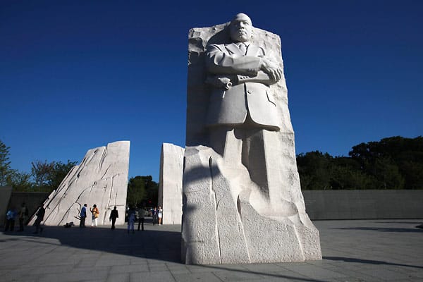 Ein riesiges Denkmal in Washington soll an den Bürgerrechtler Martin Luther King erinnern