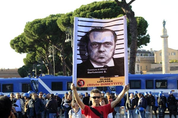 Anti-Banken-Proteste in Rom