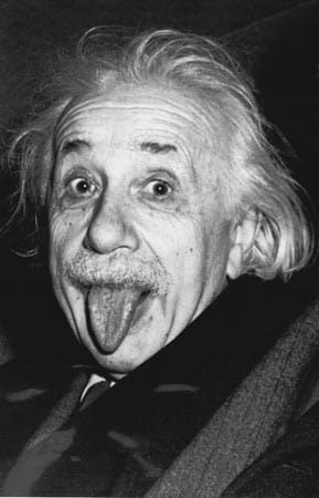 Albert Einsteins berühmtes Grimassen-Foto