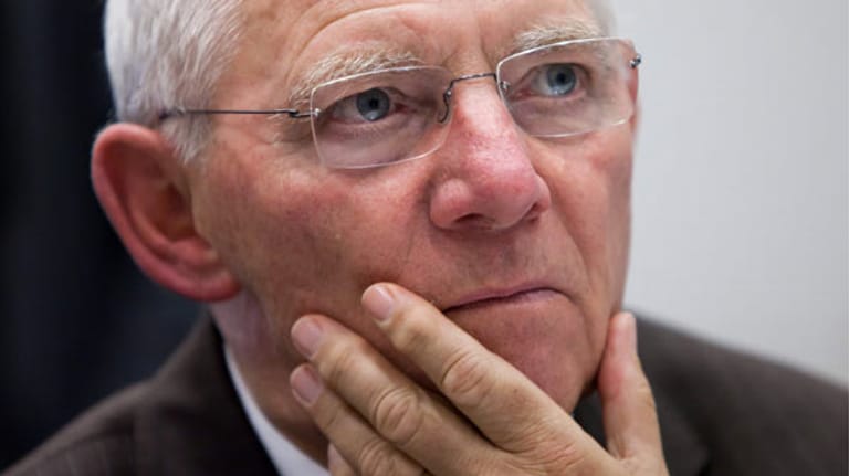 Finanzminister Wolfgang Schäuble (CDU) will den Euro-Rettungsschirm EFSF auf eine Billion hebeln.