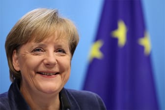 Angela Merkel nach dem EU-Gipfel: müde, aber sichtlich zufrieden