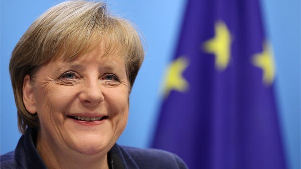 Angela Merkel nach dem EU-Gipfel: müde, aber sichtlich zufrieden