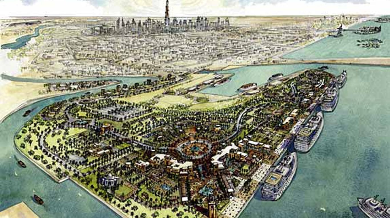 Erster Entwurf von Dubais neuem Kreuzfahrtterminal