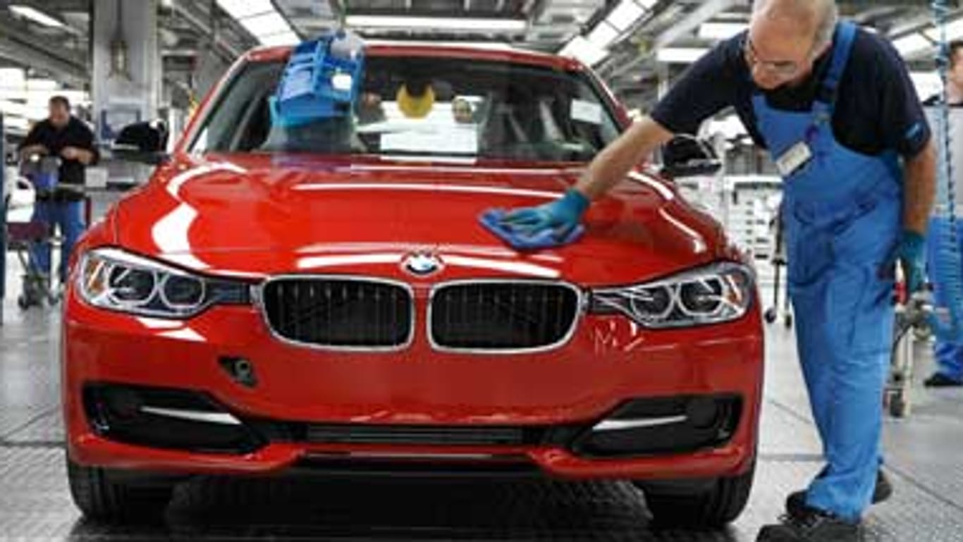 Produktion vom neuen 3er BMW.