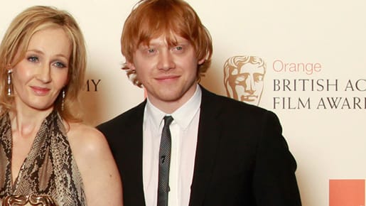 "Harry Potter"-Autorin J.K. Rowling hätte beinahe Rupert Grints Filmfigur Ron Weasley umgebracht.