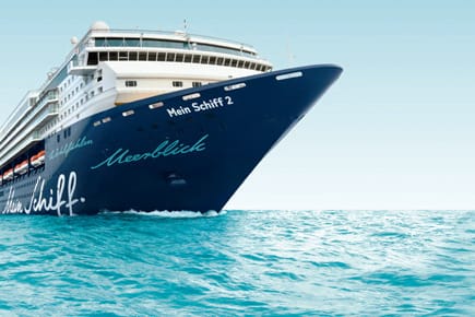 Momentan ist die "Mein Schiff 2" im westlichen Mittelmeer unterwegs