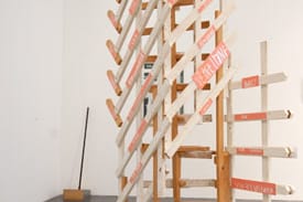 Der Fleck ist weg: Das Kippenberger-Kunstwerk nach dem Putzfrauen-Einsatz
