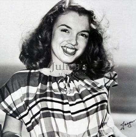 Das Bild zeigt Marilyn Monroe im Jahr 1946.